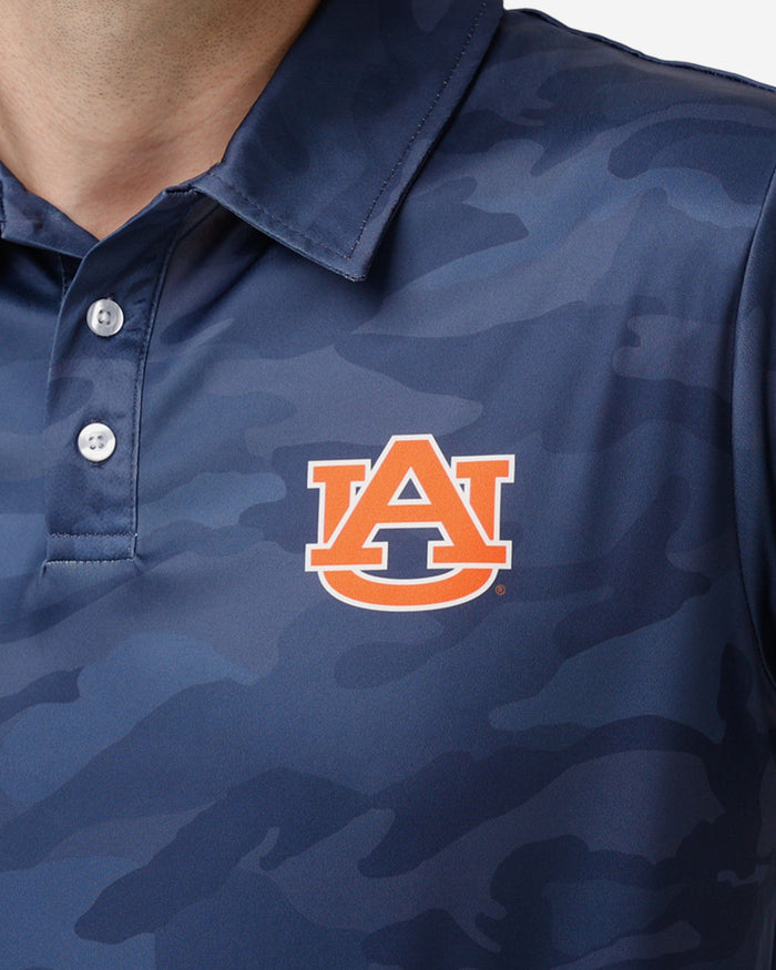 Auburn Tigers Color Camo Polyester Polo FOCO - FOCO.com