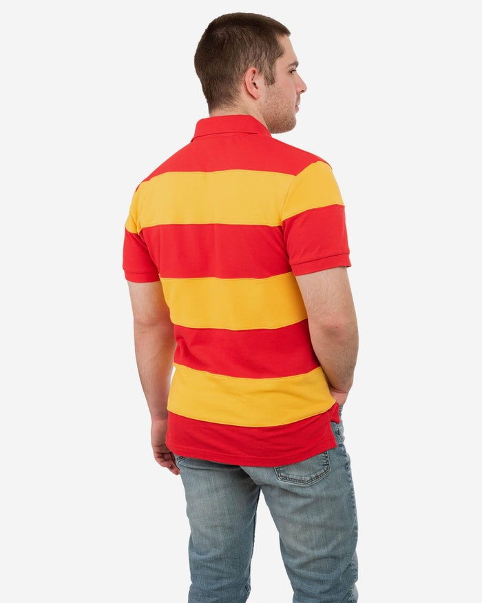 Kansas City Chiefs Rugby Stripe Polo FOCO - FOCO.com