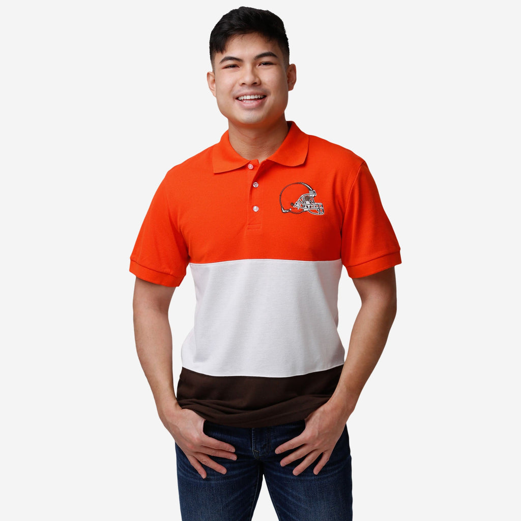 Cleveland Browns Rugby Scrum Polo FOCO S - FOCO.com