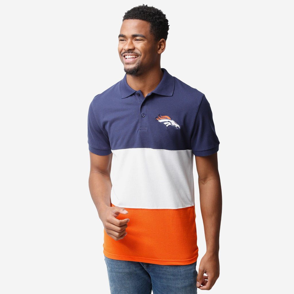 Denver Broncos Rugby Scrum Polo FOCO S - FOCO.com