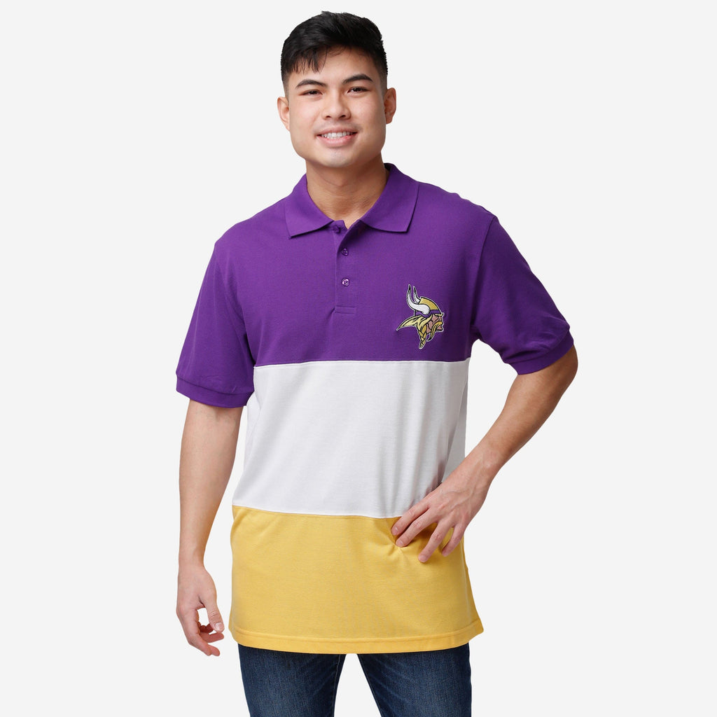 Minnesota Vikings Rugby Scrum Polo FOCO S - FOCO.com