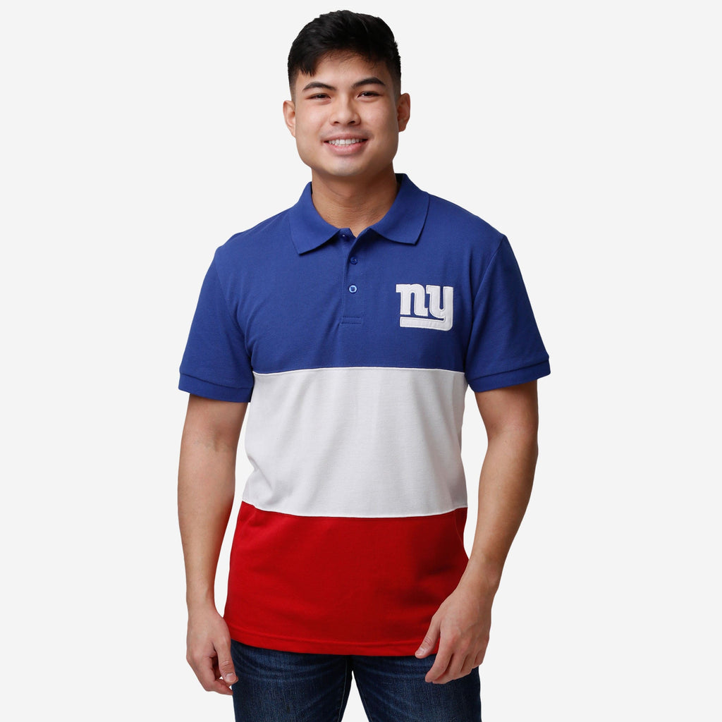 New York Giants Rugby Scrum Polo FOCO S - FOCO.com