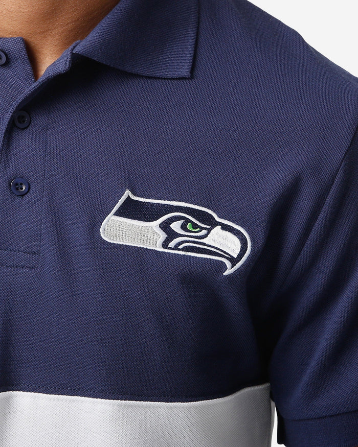 Seattle Seahawks Rugby Scrum Polo FOCO - FOCO.com