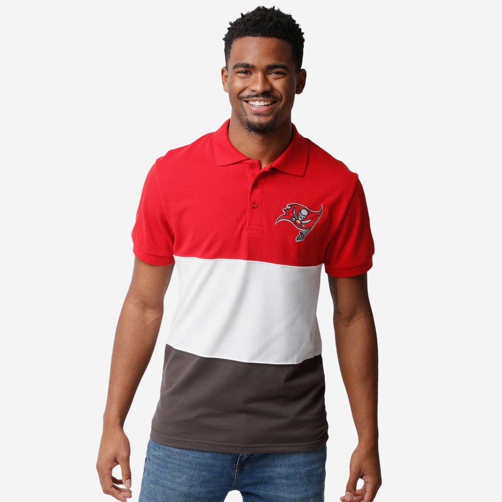 Tampa Bay Buccaneers Rugby Scrum Polo FOCO S - FOCO.com