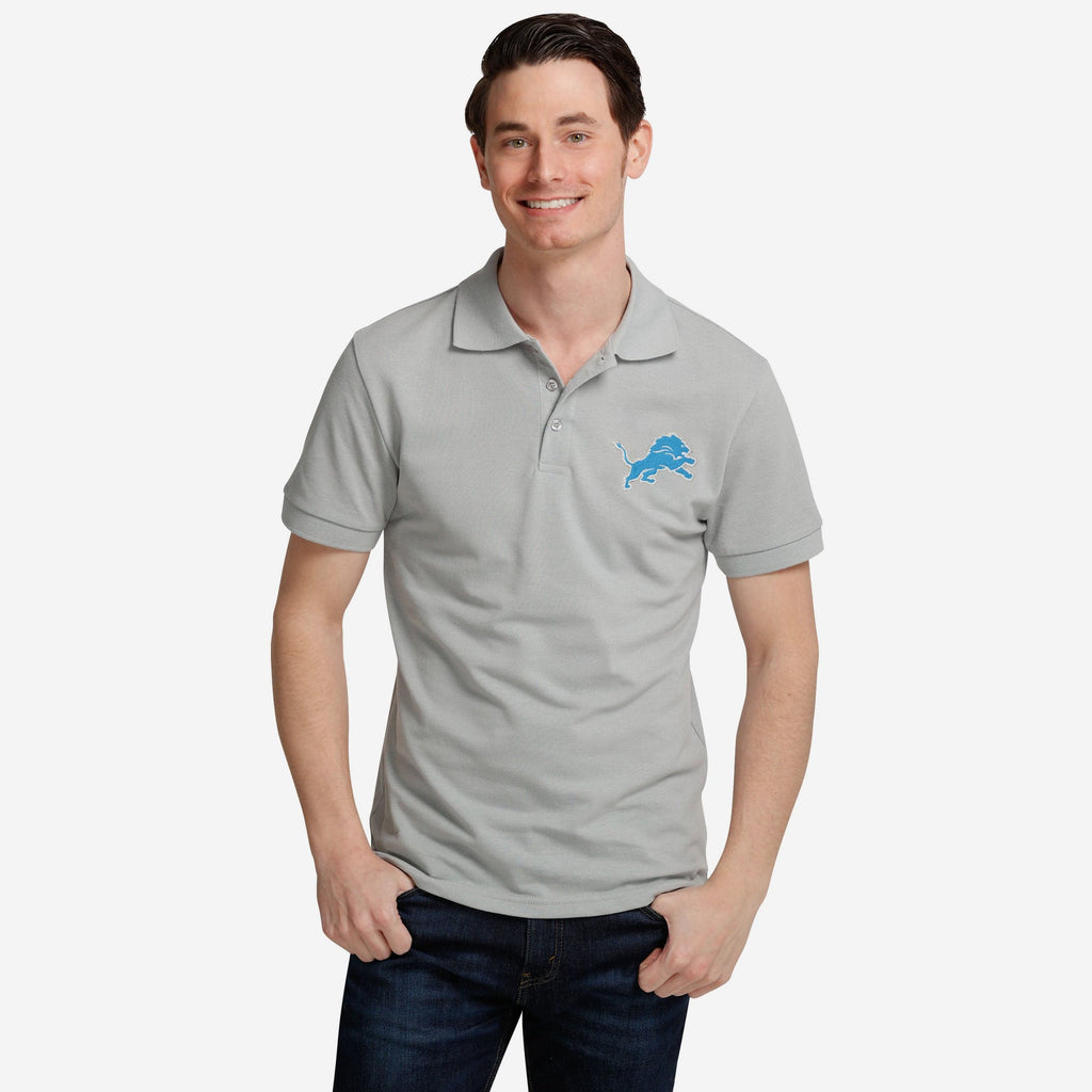 Detroit Lions Casual Color Polo FOCO S - FOCO.com