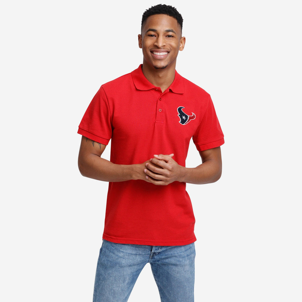 Houston Texans Casual Color Polo FOCO S - FOCO.com