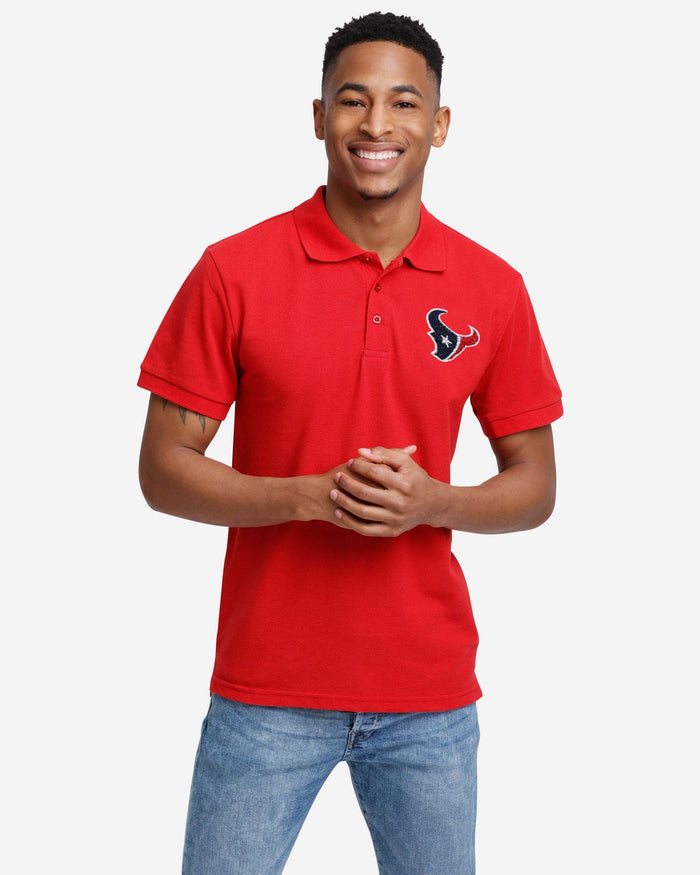 Houston Texans Casual Color Polo FOCO S - FOCO.com