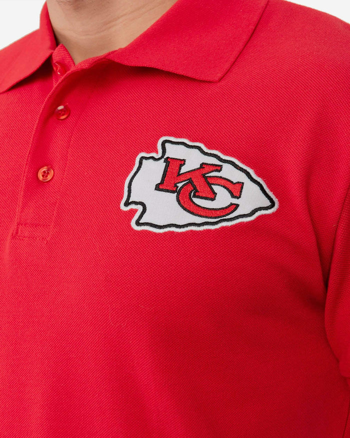 Kansas City Chiefs Casual Color Polo FOCO - FOCO.com