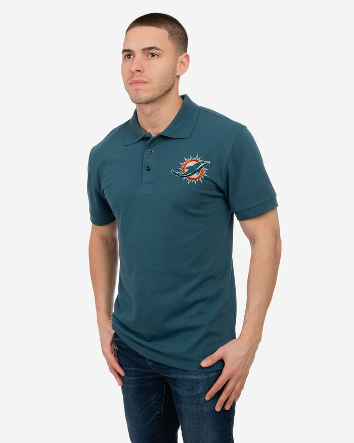 Miami Dolphins Casual Color Polo FOCO S - FOCO.com