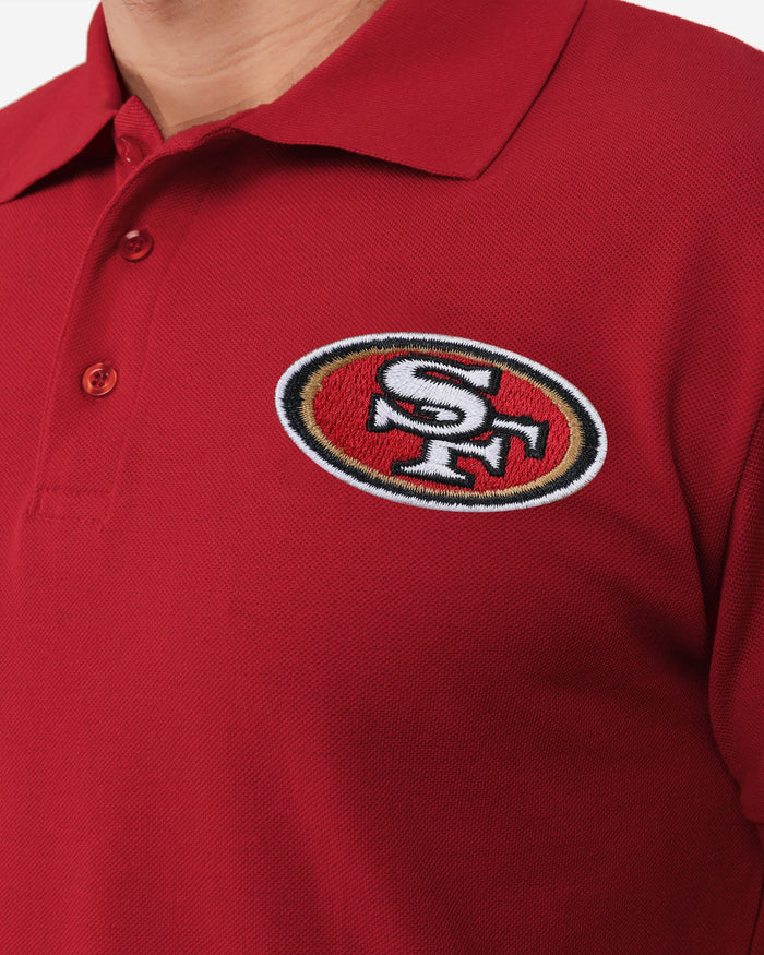 San Francisco 49ers Casual Color Polo FOCO - FOCO.com