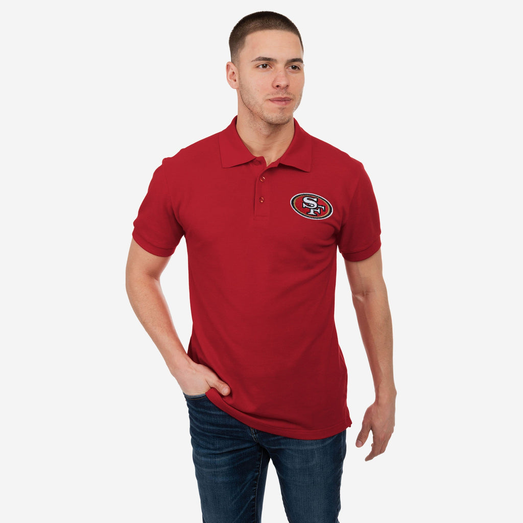 San Francisco 49ers Casual Color Polo FOCO S - FOCO.com