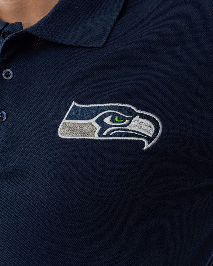 Seattle Seahawks Casual Color Polo FOCO - FOCO.com