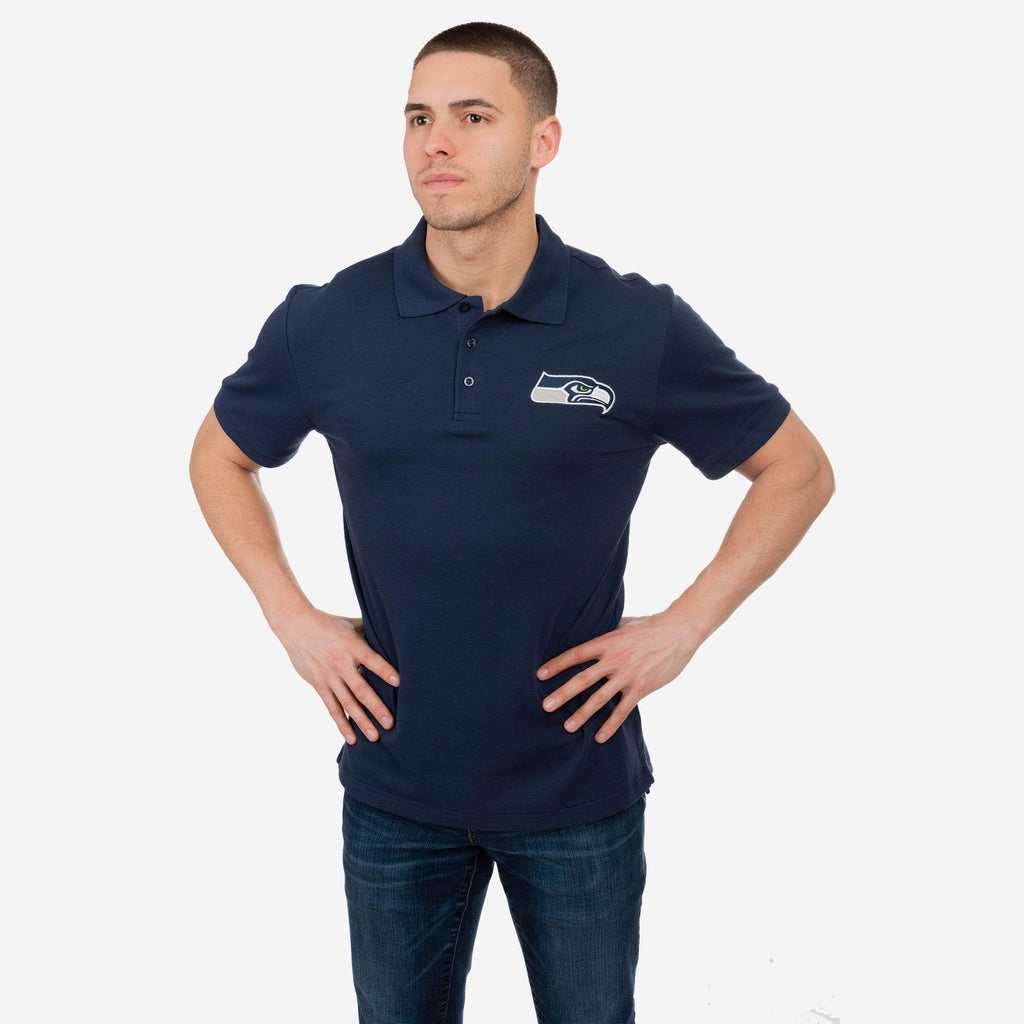 Seattle Seahawks Casual Color Polo FOCO S - FOCO.com