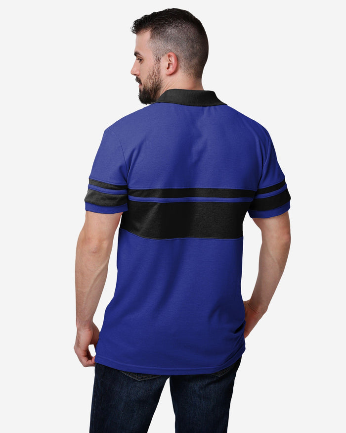 Baltimore Ravens Cotton Stripe Polo FOCO - FOCO.com