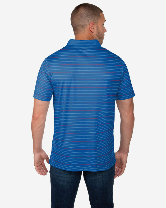 Buffalo Bills Striped Polyester Polo FOCO - FOCO.com