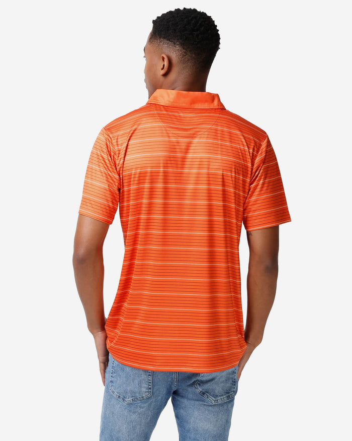 Cincinnati Bengals Striped Polyester Polo FOCO - FOCO.com