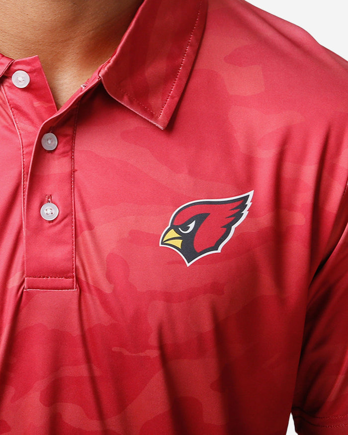 Arizona Cardinals Color Camo Polyester Polo FOCO - FOCO.com