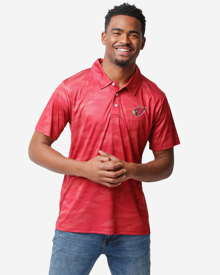 Arizona Cardinals Color Camo Polyester Polo FOCO S - FOCO.com