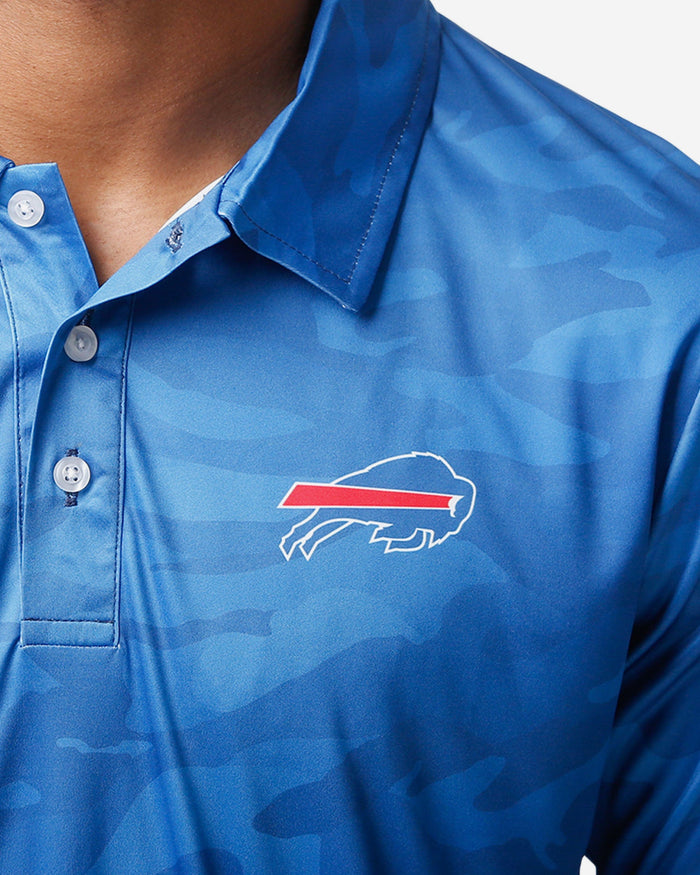 Buffalo Bills Color Camo Polyester Polo FOCO - FOCO.com