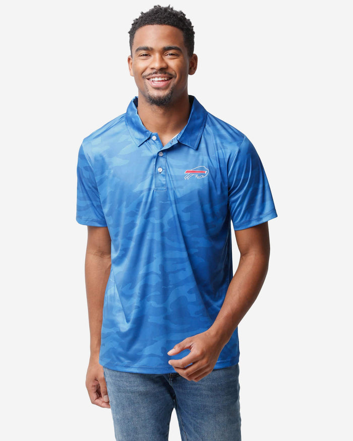 Buffalo Bills Color Camo Polyester Polo FOCO S - FOCO.com