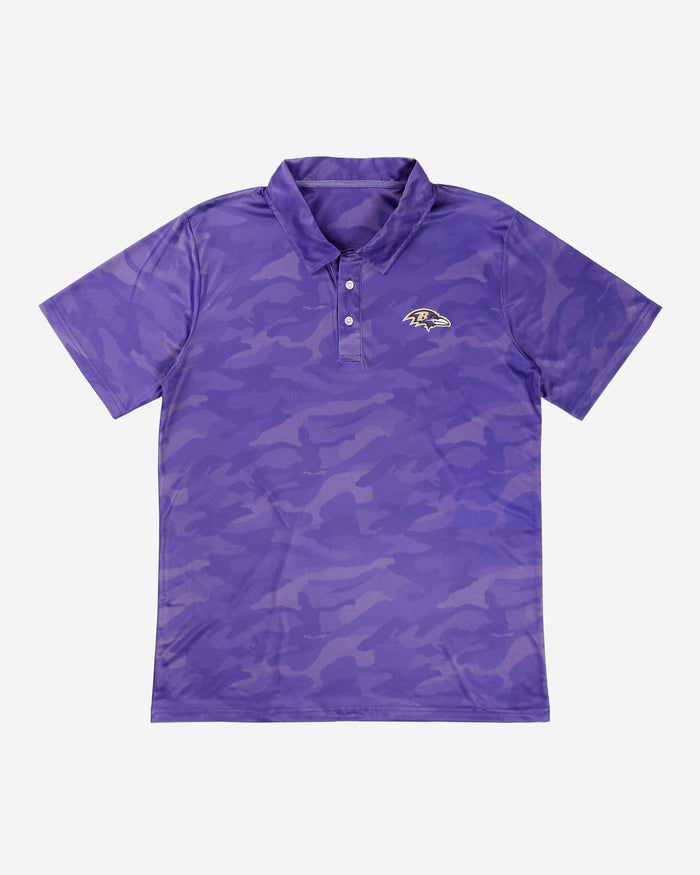 Baltimore Ravens Color Camo Polyester Polo FOCO - FOCO.com