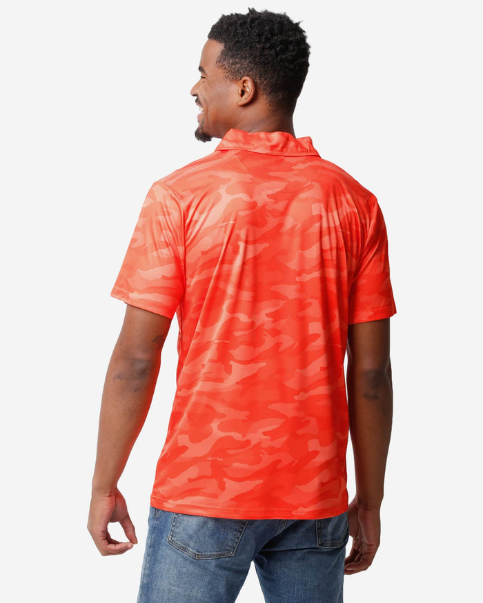 Cleveland Browns Color Camo Polyester Polo FOCO - FOCO.com