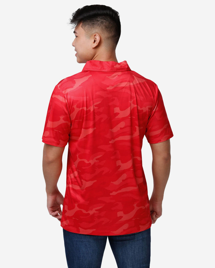 Kansas City Chiefs Color Camo Polyester Polo FOCO - FOCO.com