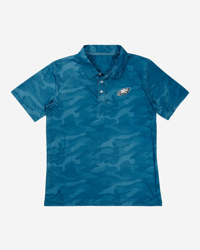 Philadelphia Eagles Color Camo Polyester Polo FOCO - FOCO.com