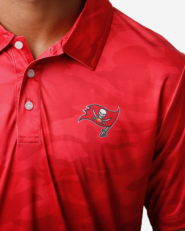 Tampa Bay Buccaneers Color Camo Polyester Polo FOCO - FOCO.com