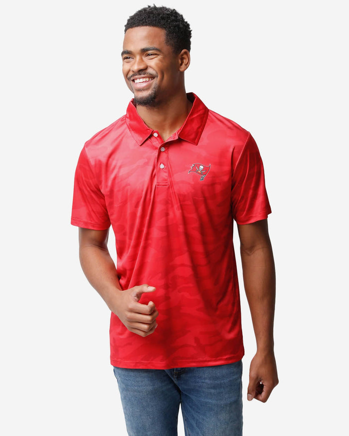 Tampa Bay Buccaneers Color Camo Polyester Polo FOCO S - FOCO.com