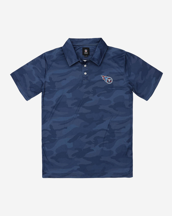 Tennessee Titans Color Camo Polyester Polo FOCO - FOCO.com