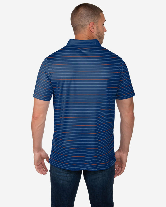 Denver Broncos Striped Polyester Polo FOCO - FOCO.com