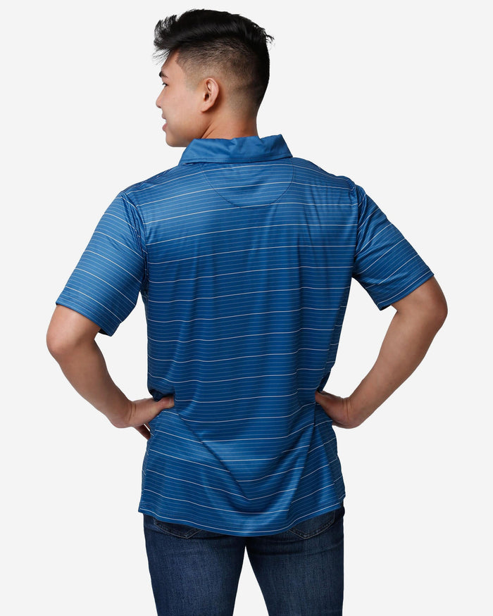 Indianapolis Colts Striped Polyester Polo FOCO - FOCO.com