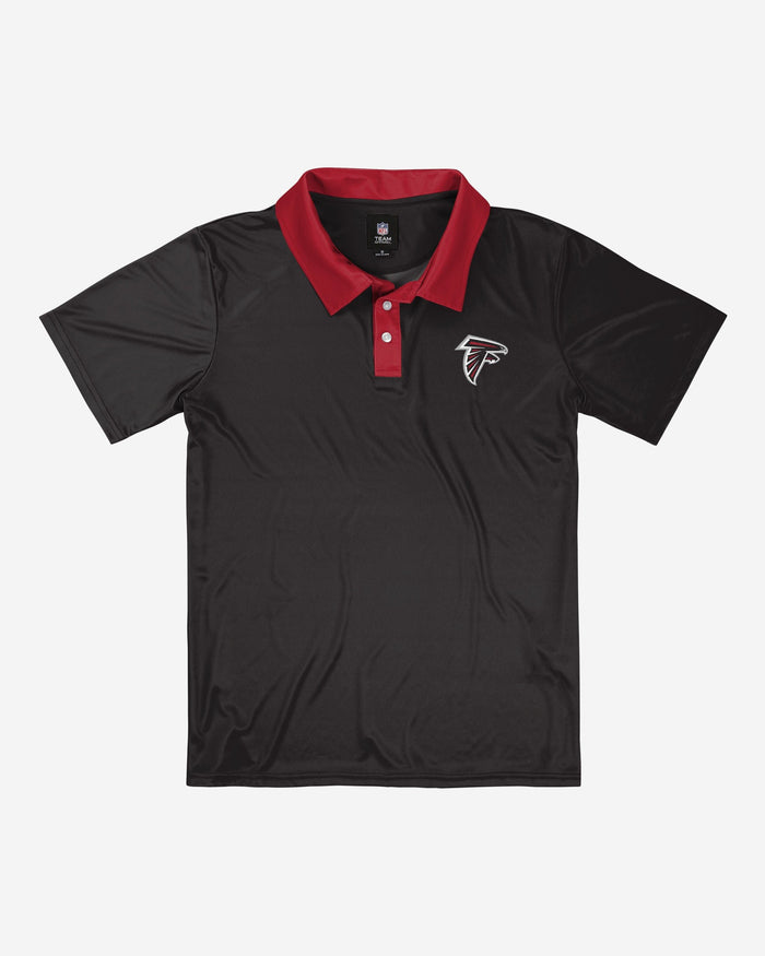 Atlanta Falcons Nightcap Polyester Polo FOCO - FOCO.com