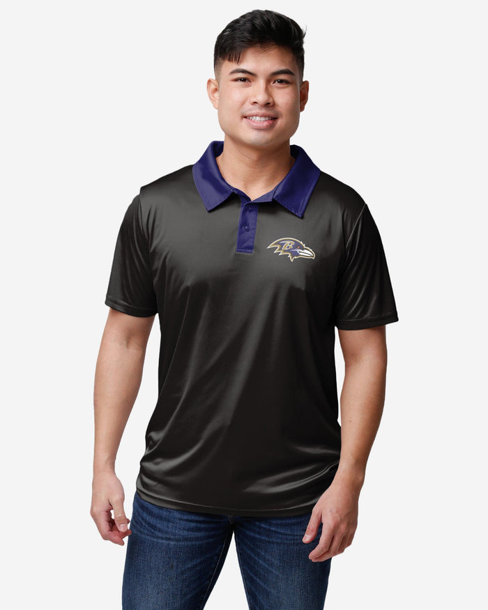 Baltimore Ravens Nightcap Polyester Polo FOCO S - FOCO.com