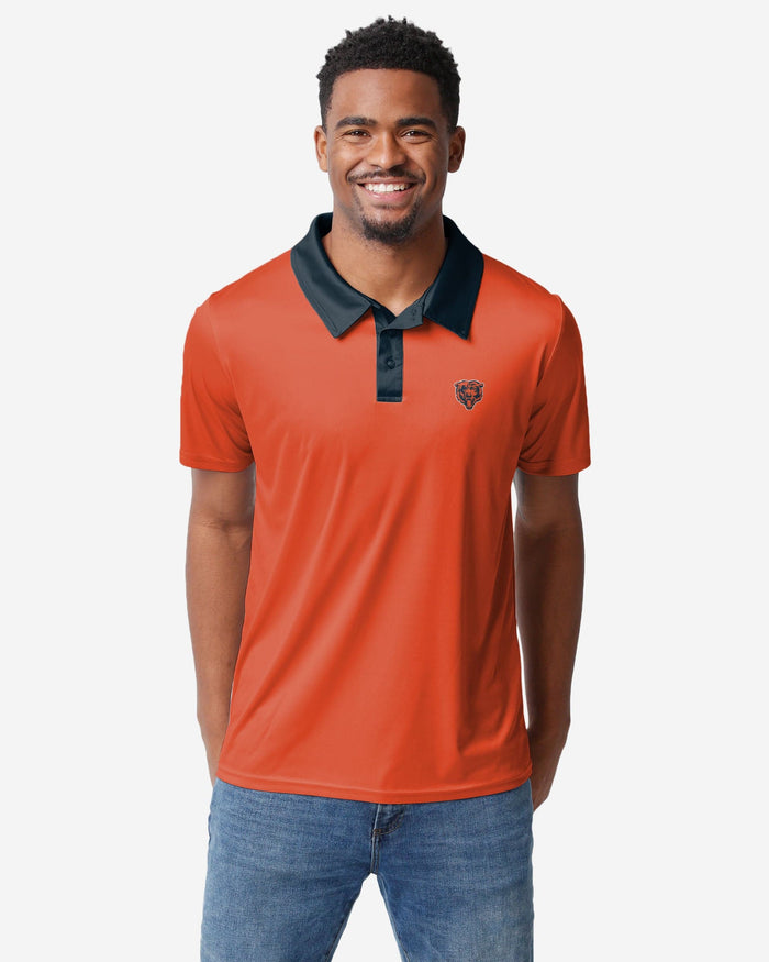 Chicago Bears Nightcap Polyester Polo FOCO S - FOCO.com