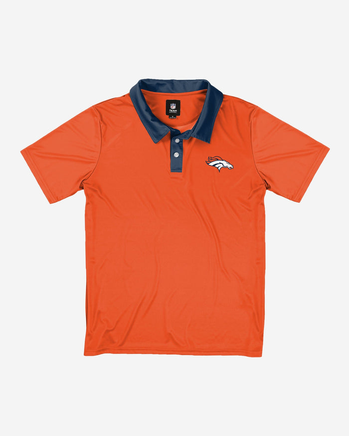 Denver Broncos Nightcap Polyester Polo FOCO - FOCO.com