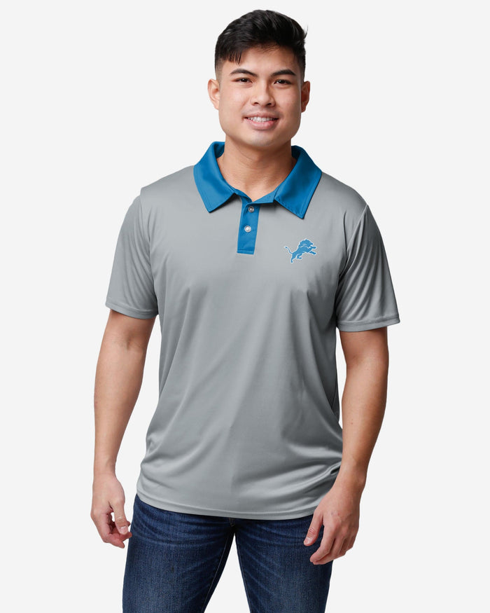 Detroit Lions Nightcap Polyester Polo FOCO S - FOCO.com