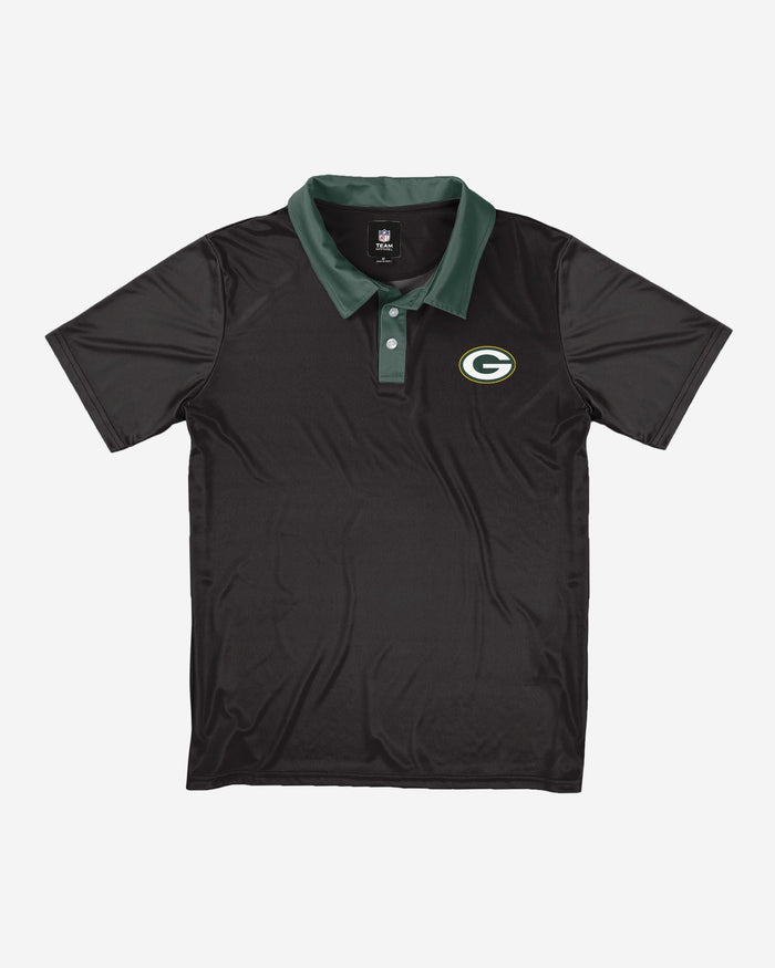 Green Bay Packers Nightcap Polyester Polo FOCO - FOCO.com