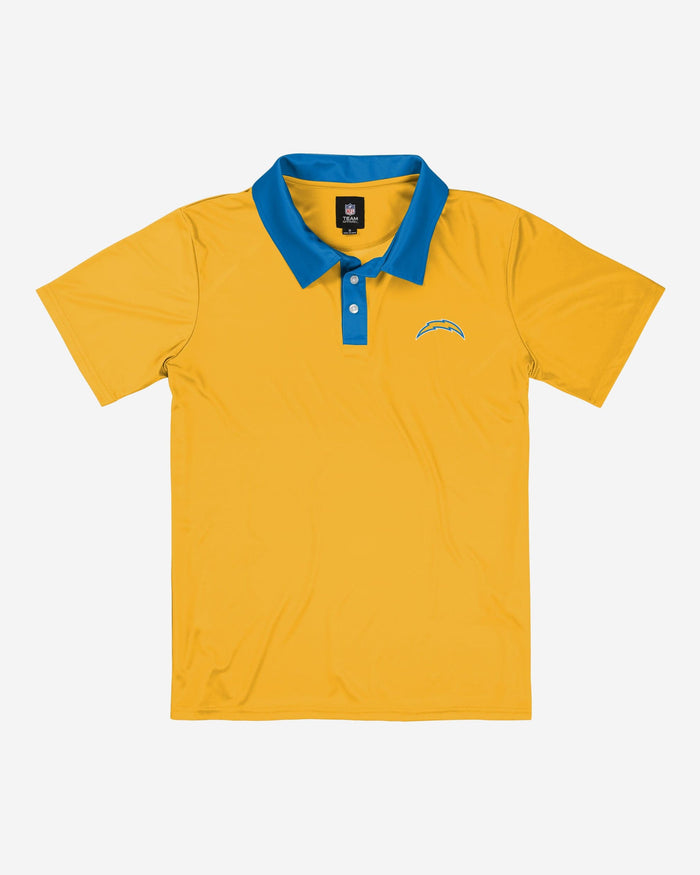 Los Angeles Chargers Nightcap Polyester Polo FOCO - FOCO.com