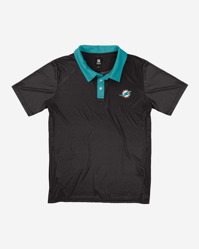 Miami Dolphins Nightcap Polyester Polo FOCO - FOCO.com