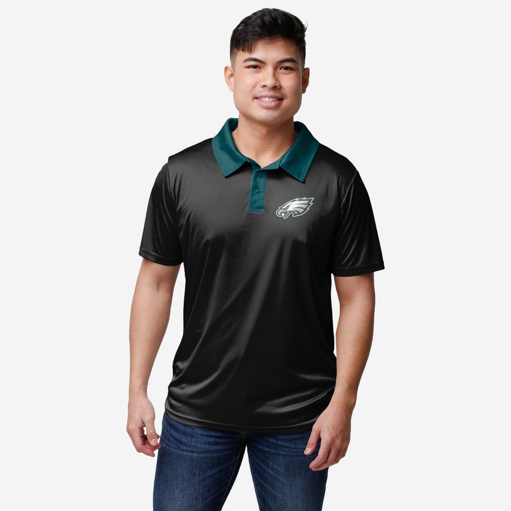 Philadelphia Eagles Nightcap Polyester Polo FOCO S - FOCO.com