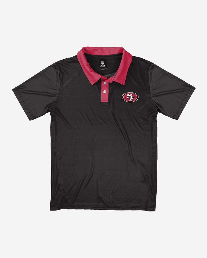 San Francisco 49ers Nightcap Polyester Polo FOCO - FOCO.com