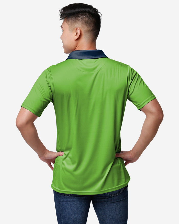 Seattle Seahawks Nightcap Polyester Polo FOCO - FOCO.com