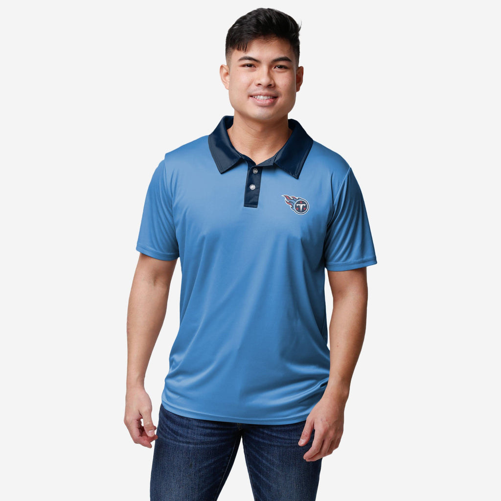 Tennessee Titans Nightcap Polyester Polo FOCO S - FOCO.com