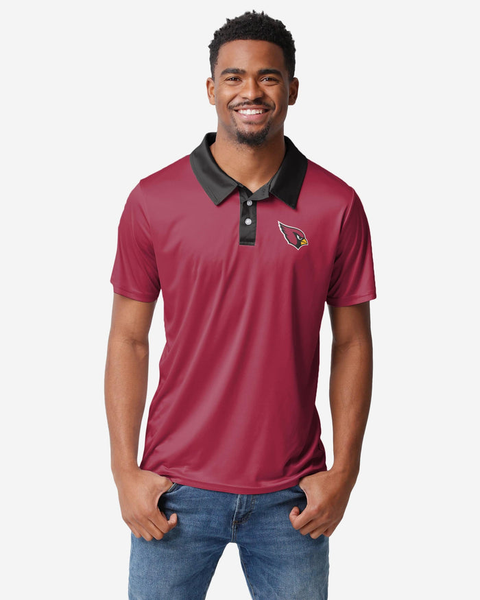 Arizona Cardinals Workday Warrior Polyester Polo FOCO S - FOCO.com