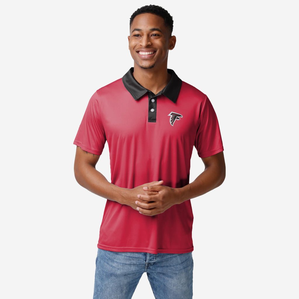 Atlanta Falcons Workday Warrior Polyester Polo FOCO S - FOCO.com