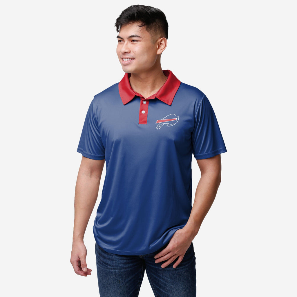 Buffalo Bills Workday Warrior Polyester Polo FOCO S - FOCO.com