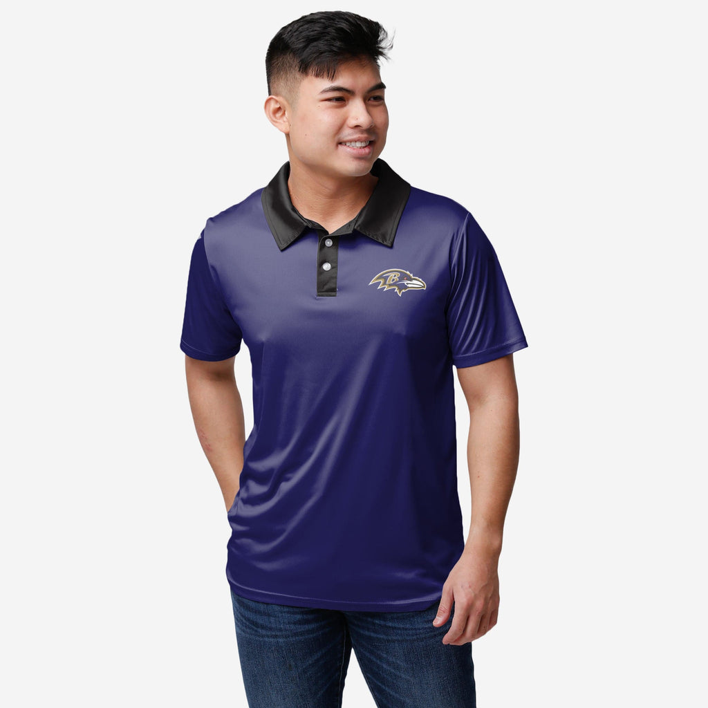 Baltimore Ravens Workday Warrior Polyester Polo FOCO S - FOCO.com