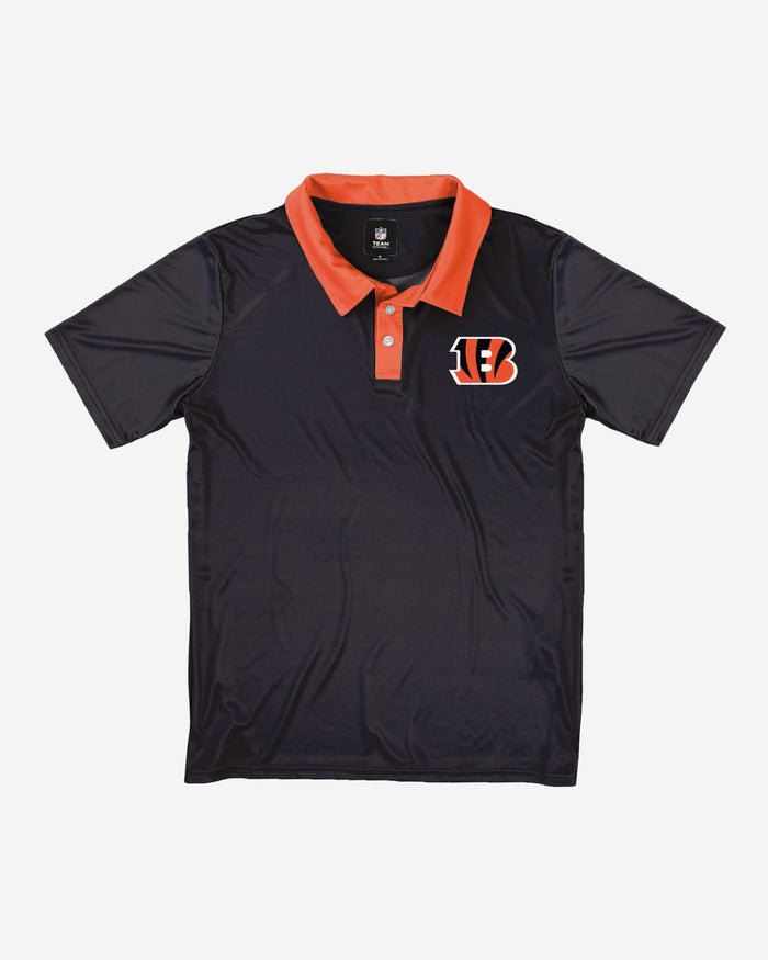 Cincinnati Bengals Workday Warrior Polyester Polo FOCO - FOCO.com